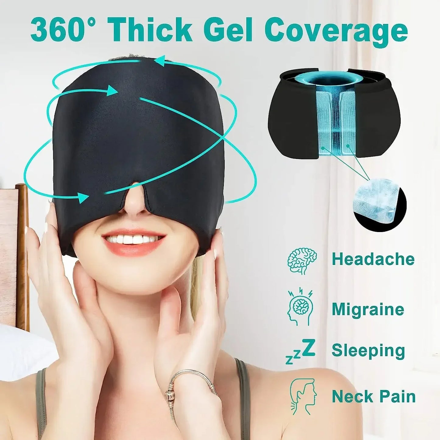 GORRO GEL PARA ALIVIO DE MIGRAÑA