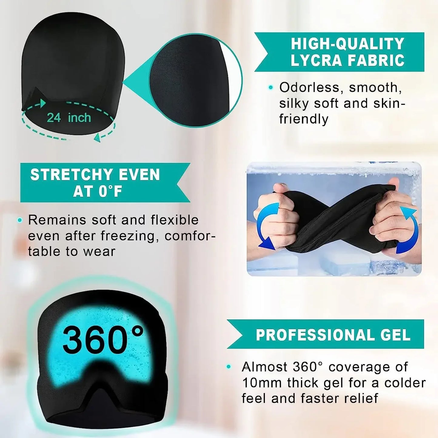 GORRO GEL PARA ALIVIO DE MIGRAÑA