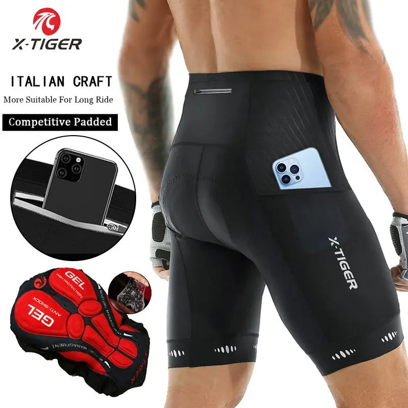 PANTALONES CORTOS DE CICLISMO PARA HOMBRES